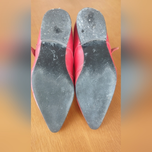 Underground Blitz Winklepickers Red - Picture 5 of 5